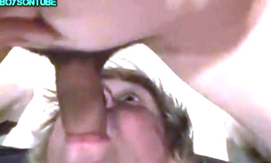 Big cock amateur face blasts twink after blowjob