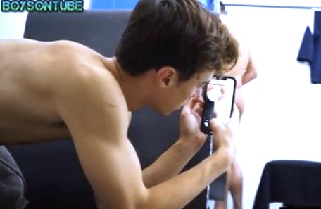 Caught Filming a Alpha in the Gym 