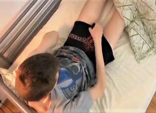 Young TeenBoy Jerk on Bed